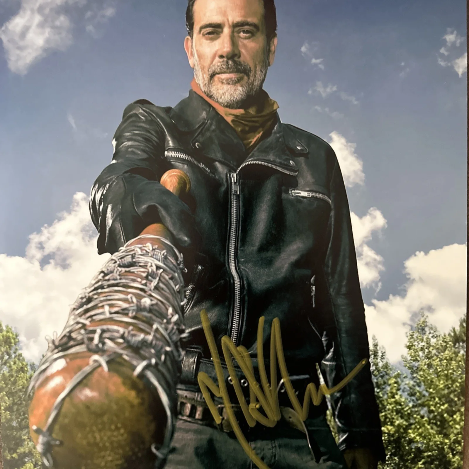 Jeffrey Dean Morgan — JEFFREY DEAN MORGAN Negan Walking Dead ￼Signed 8x10 Photo w/ Hologram COA, изображение 2