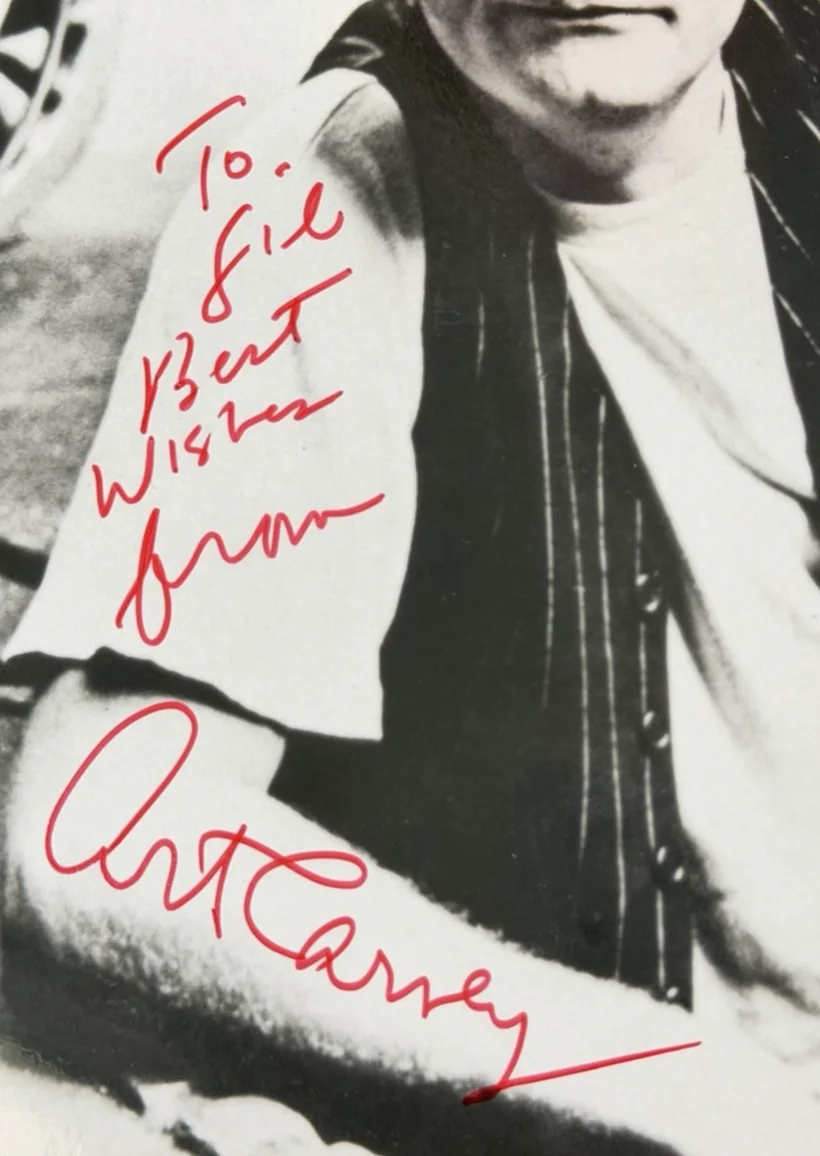 Art Carney — ART CARNEY ~ Signed/Autographed 8x10 B&W Photo ~ The Honeymooners ~ No COA, изображение 2