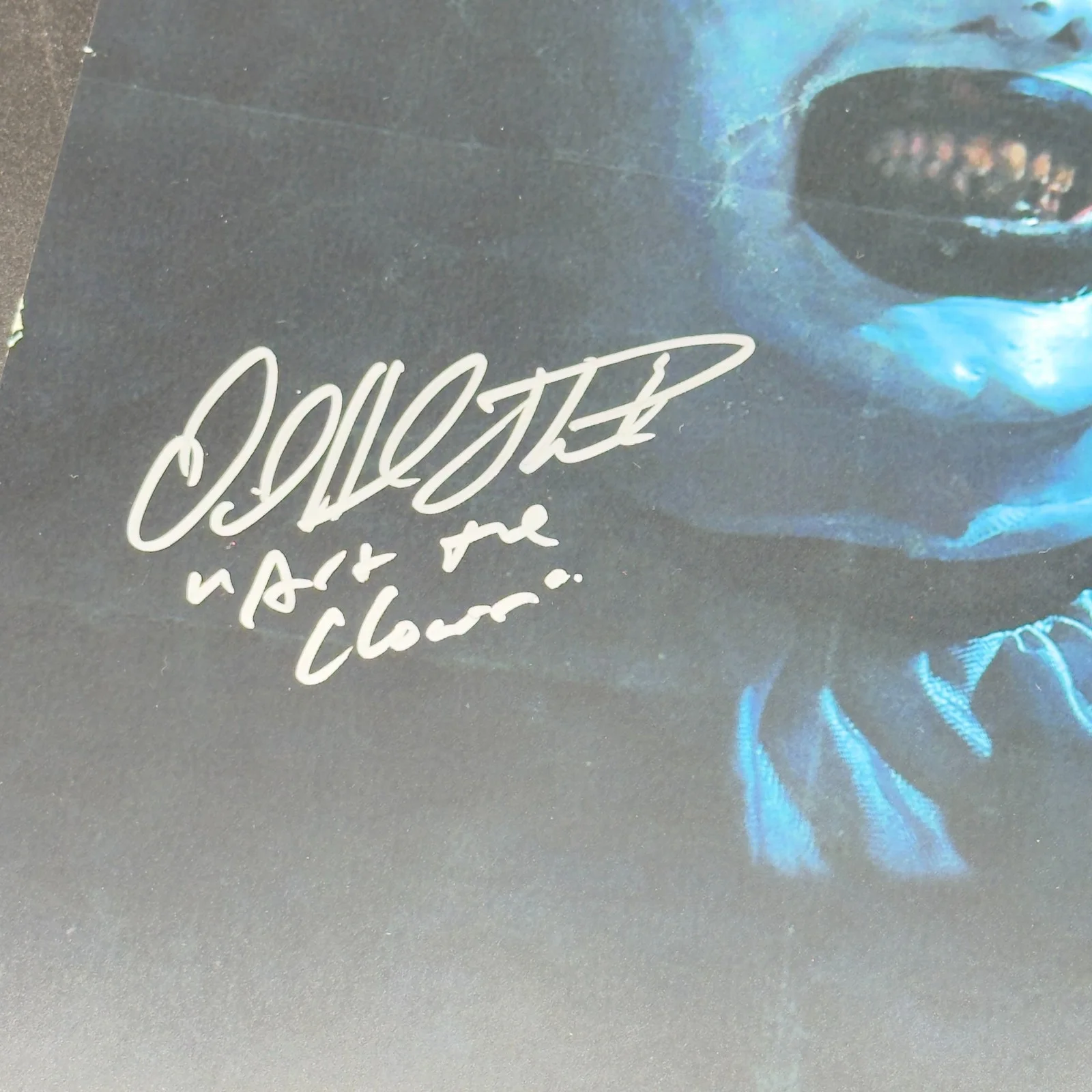 David Howard Thornton — David Howard Thornton Signed 11x14 Photo Art Clown Terrifier Beckett Autograph, image 2