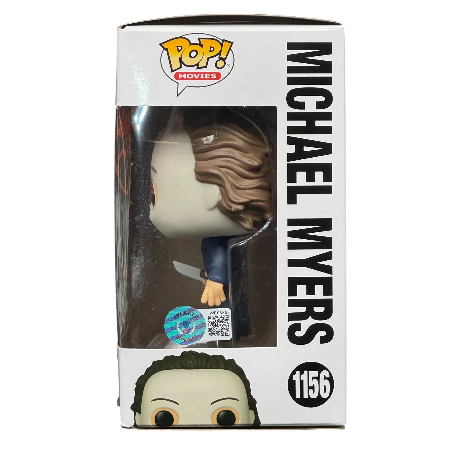 Nick Castle — Nick Castle & James Jude Courtney Signed Michael Myers Funko Pop 1156 Beckett!!, изображение 2