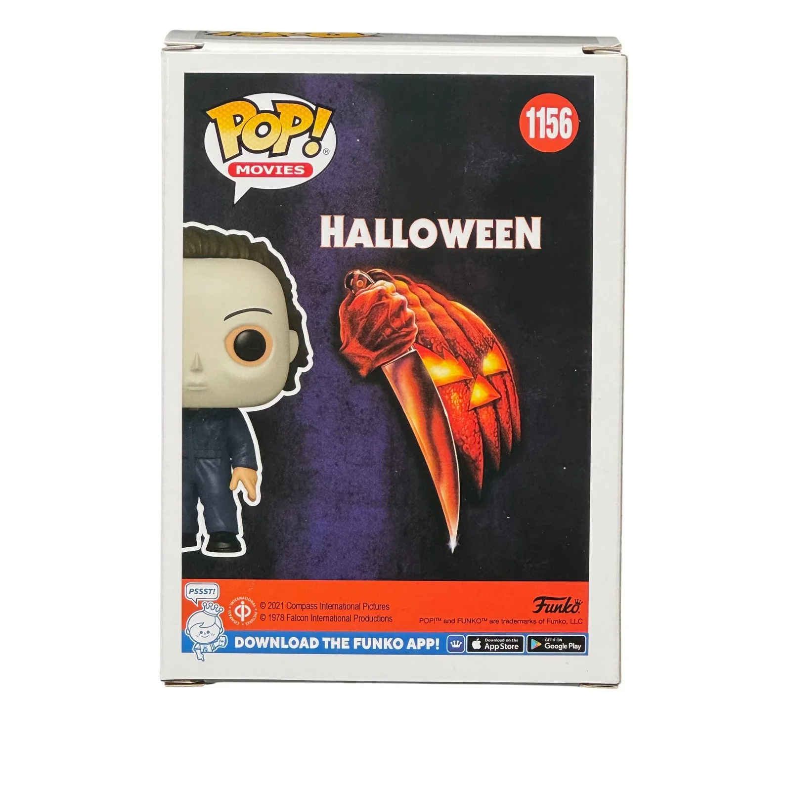 Nick Castle — Nick Castle & James Jude Courtney Signed Michael Myers Funko Pop 1156 Beckett!!, изображение 3