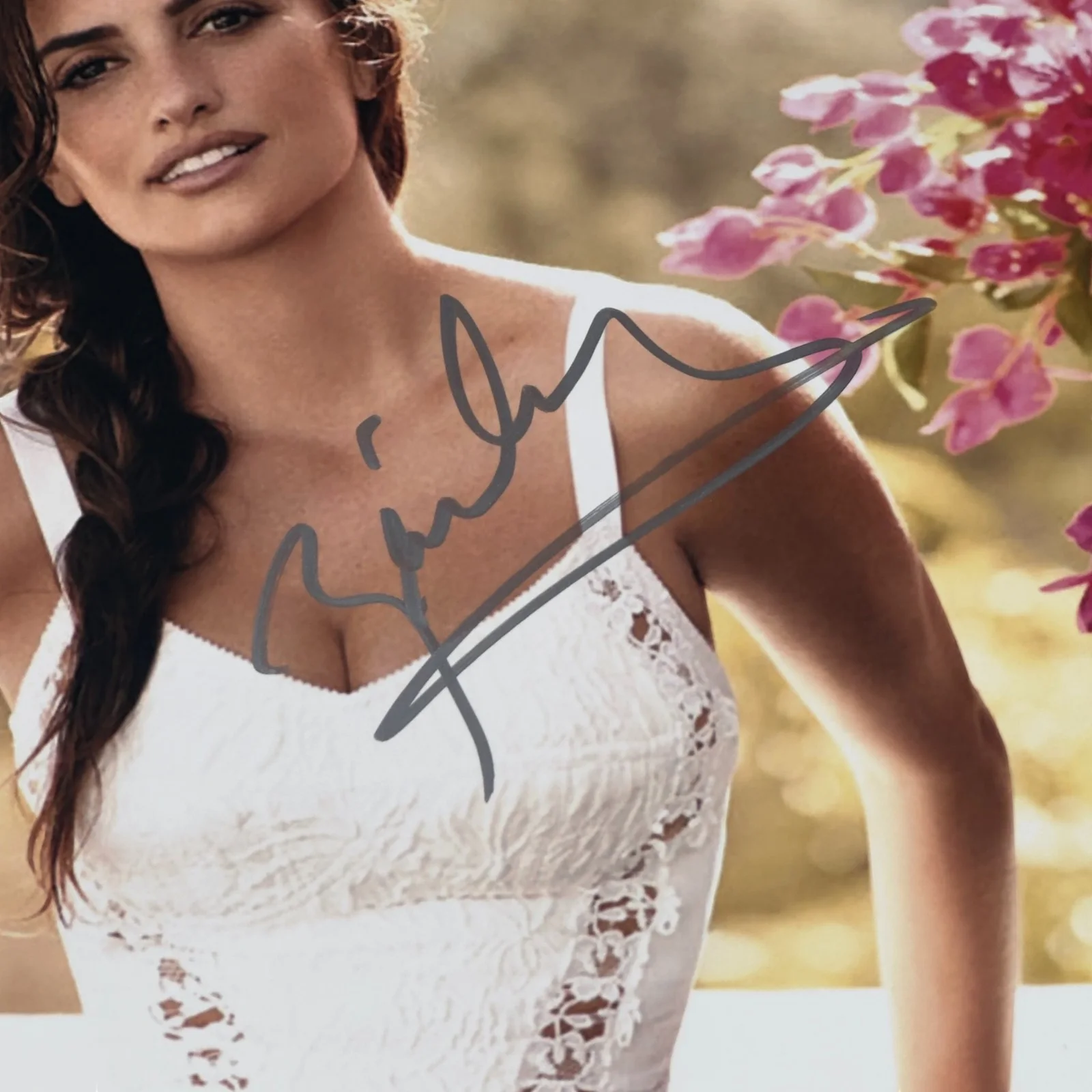 Penelope Cruz — Penelope Cruz Signed 11x14 Photo Hot Sexy Movie Star Autographed Beckett BAS!, изображение 2