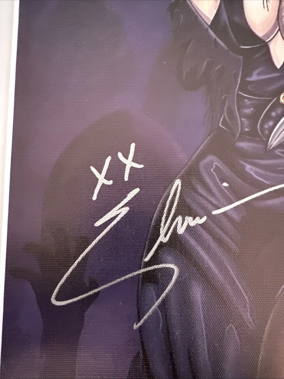 Cassandra Peterson — Cassandra Peterson Autographed Elvira Mistress Of The Dark 12x18 Gilcee Signed, изображение 2