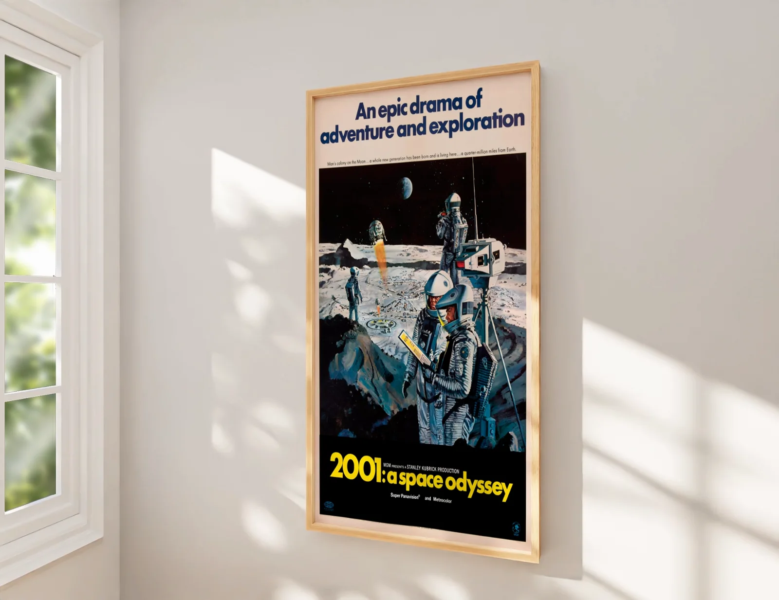 2001: A Space Odyssey - 1968 Sci-Fi/Adventure Restored 27.2" x 41" US One Sheet, image 2