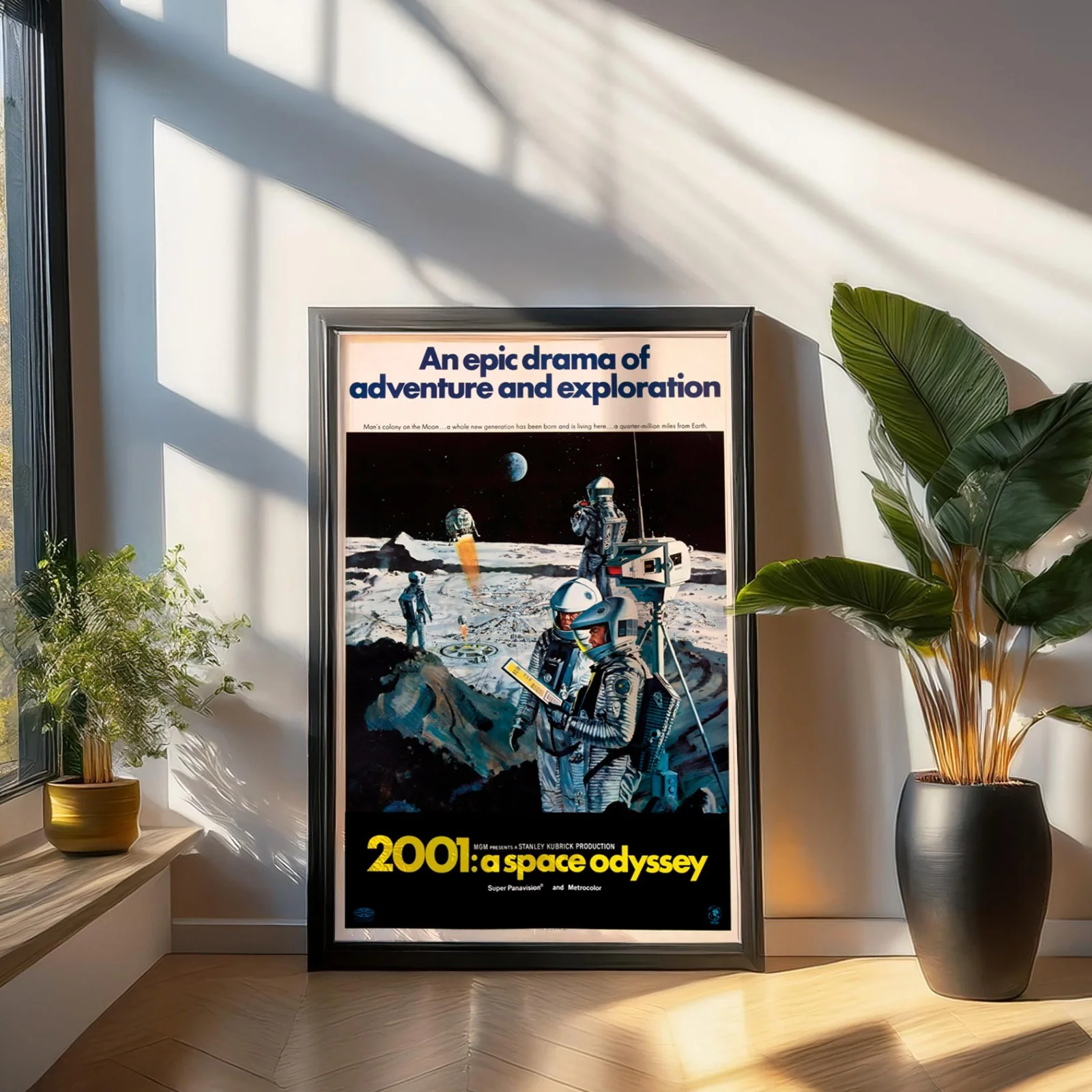 2001: A Space Odyssey - 1968 Sci-Fi/Adventure Restored 27.2" x 41" US One Sheet, image 3