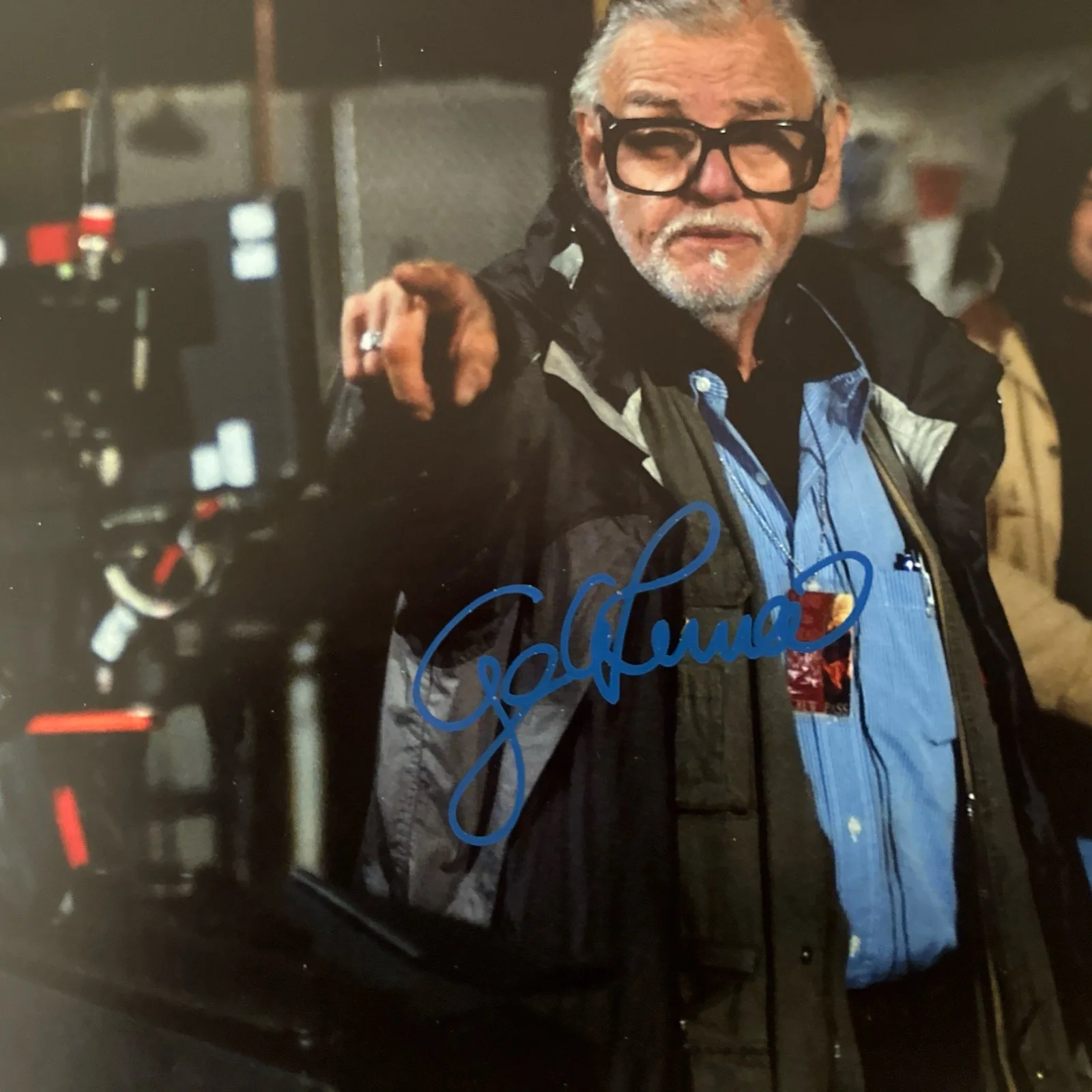 George A Romero Night of The Living Dead Signed Autographed Photo 8x10 Horror, изображение 2