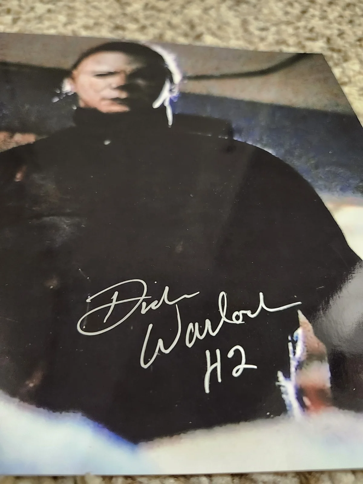 Dick Warlock — Dick Warlock Signed Autographed 8x10 Photo MICHAEL MYERS H2, изображение 2