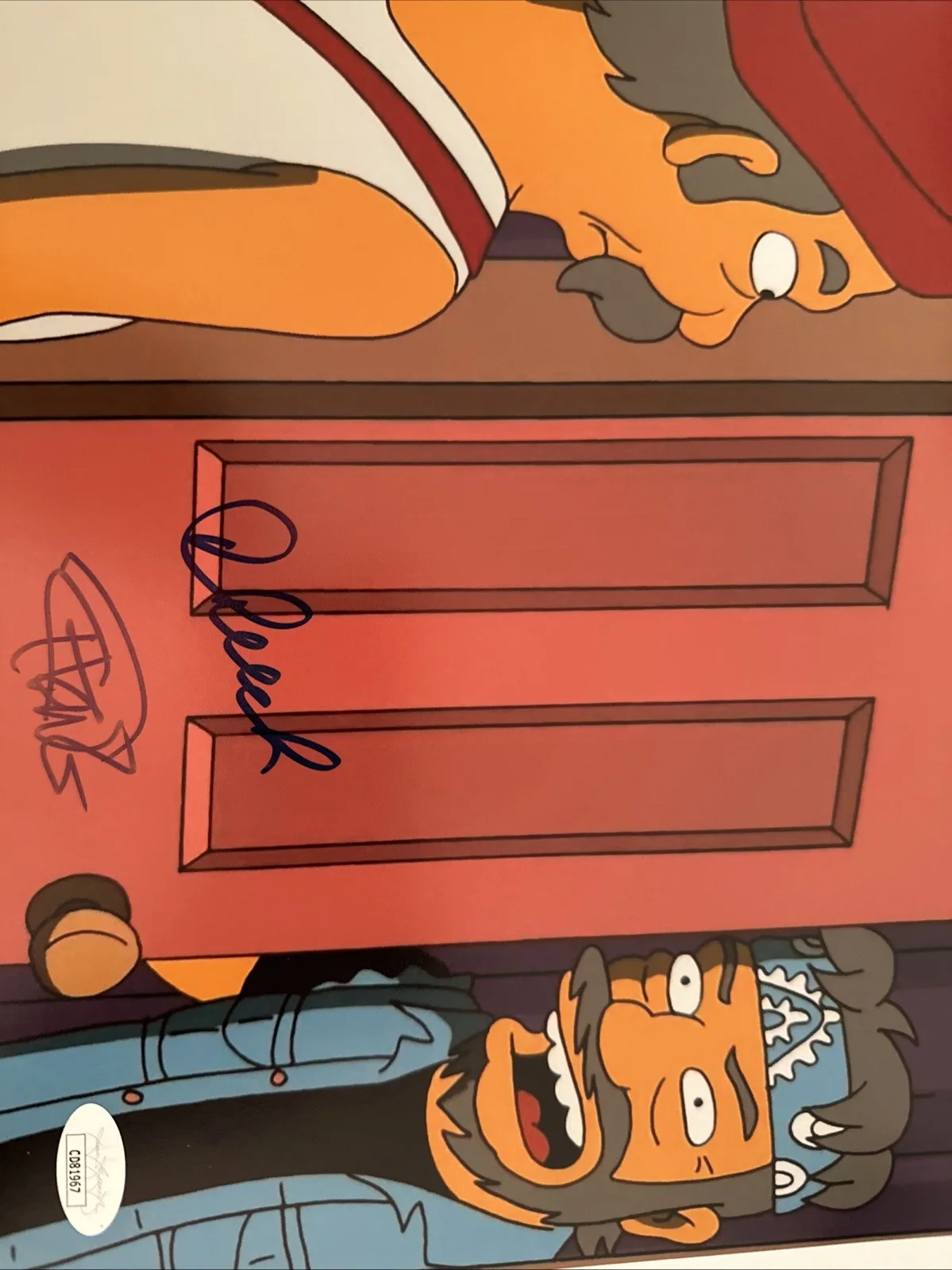 Cheech Marin — Cheech Marin Tommy Chong Up In The Smoke The Simpsons Signed 8x10 Photo JSA COA