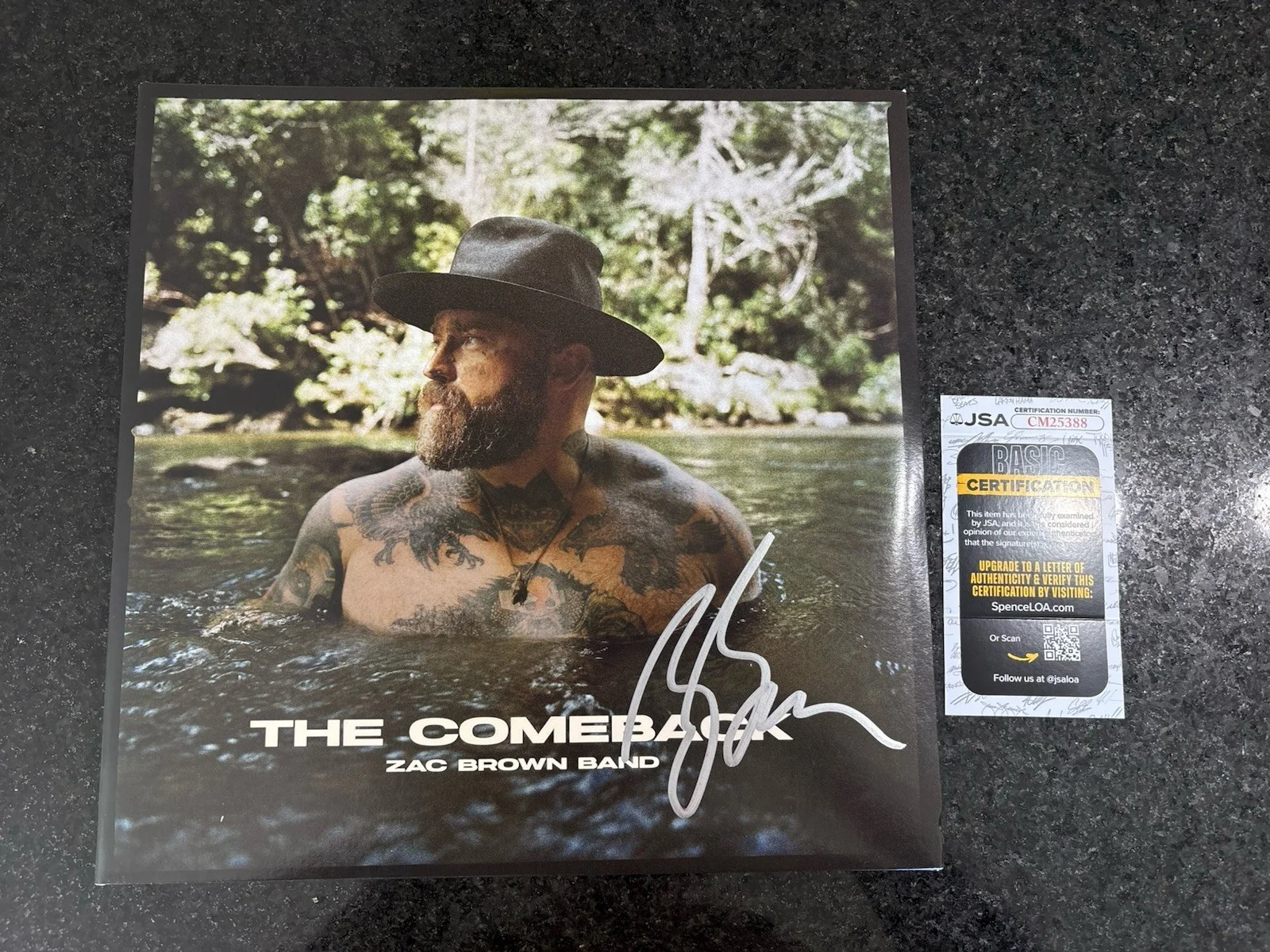 Zac Brown Band JSA COA Autographed Signed Album Vinyl The Comeback COUNTRY ROCK, изображение 2