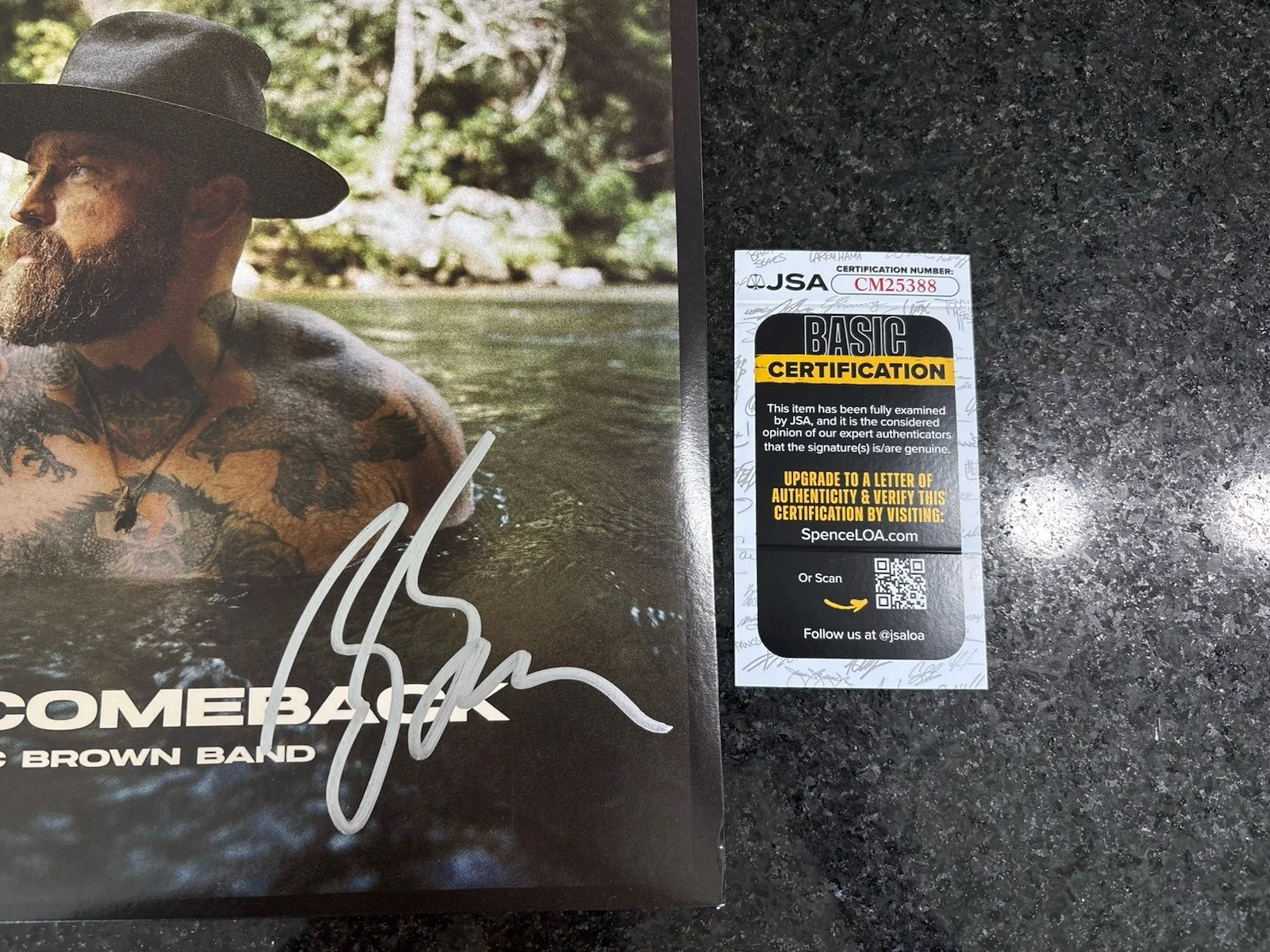 Zac Brown Band JSA COA Autographed Signed Album Vinyl The Comeback COUNTRY ROCK, изображение 3