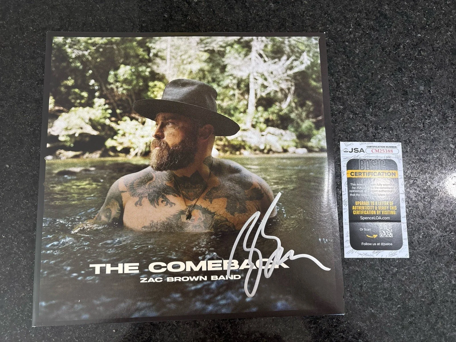 Zac Brown Band JSA COA Autographed Signed Album Vinyl The Comeback COUNTRY ROCK, изображение 4