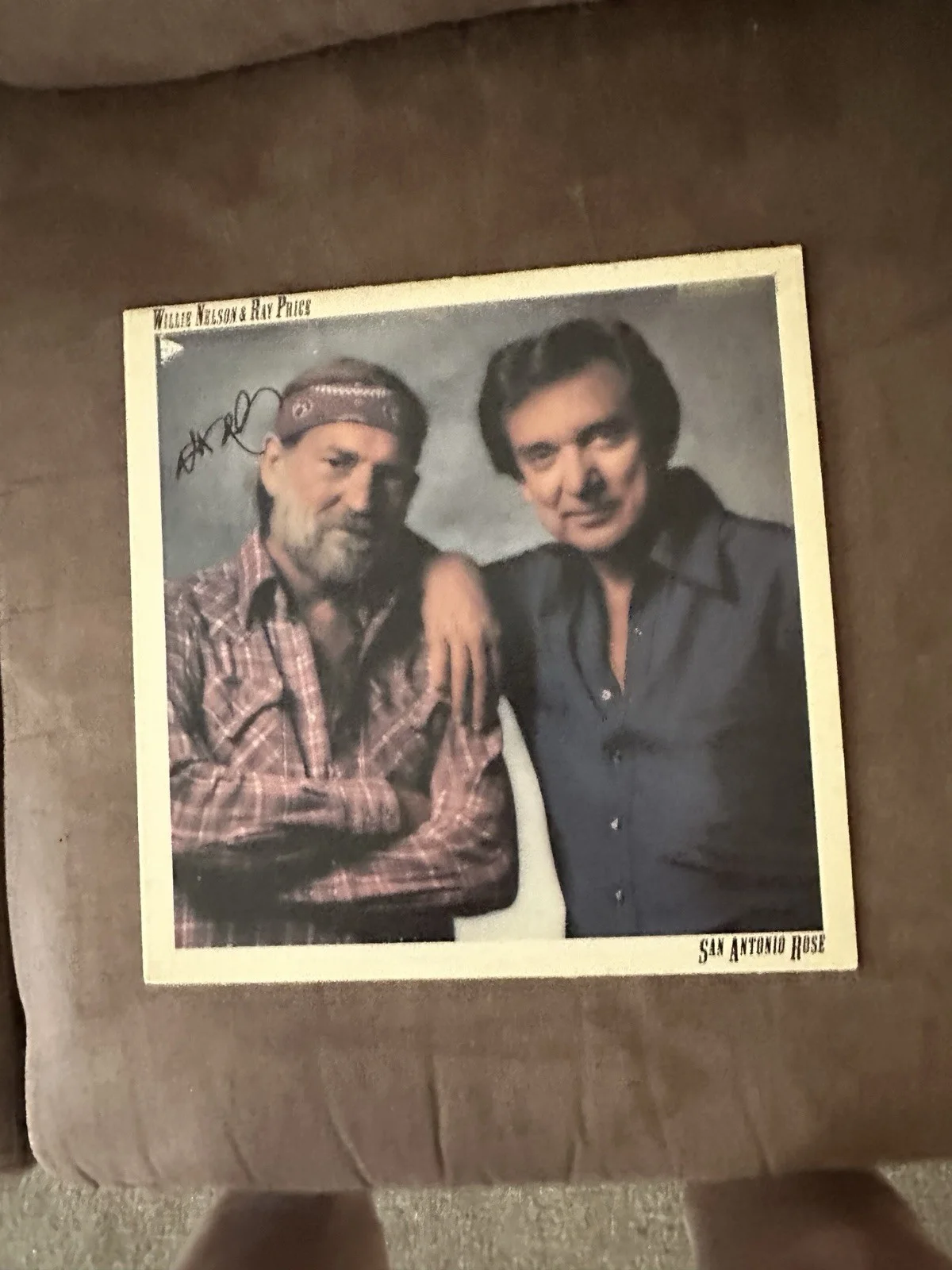 Willie Nelson Signed Autographed Record Album LP, image 2