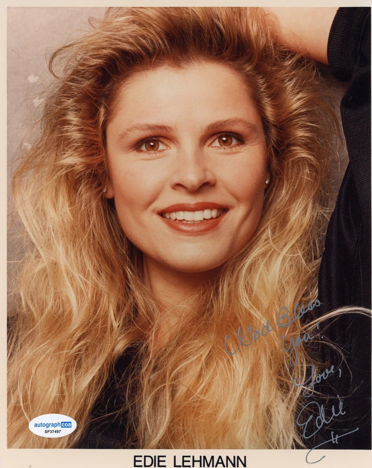 Edie Lehmann — Edie Lehmann "General Hospital" AUTOGRAPH Signed 'Katherine' 8x10 Photo ACOA, изображение 2