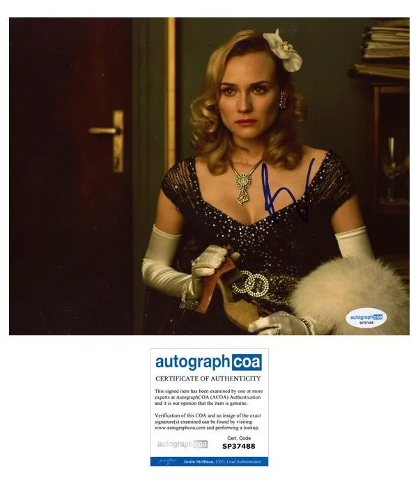 Diane Kruger — Diane Kruger "Inglourious Basterds" AUTOGRAPH Signed 'Bridget' 8x10 Photo B ACOA