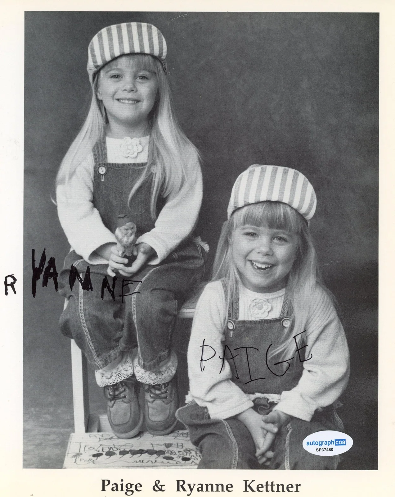 Paige Kettner, Ryanne Kettner — Paige & Ryanne Kettner "Days of Our Lives" AUTOGRAPHS Signed 8x10 Photo ACOA, изображение 2