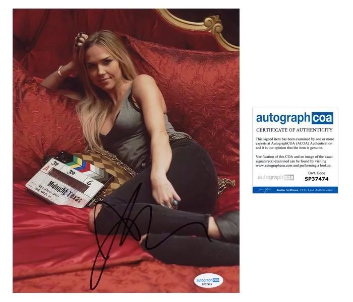 Arielle Kebbel — Arielle Kebbel "Midnight, Texas" AUTOGRAPH Signed 'Olivia' 8x10 Photo ACOA