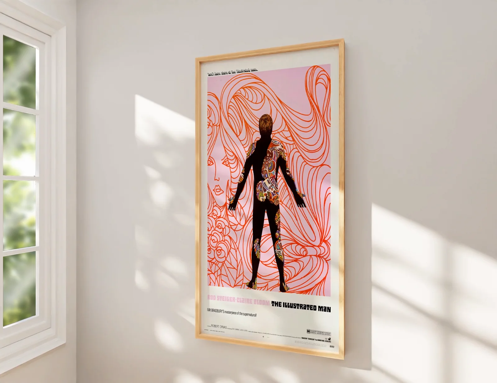 The Illustrated Man - 1969 Sci-Fi Horror Restored 27.2" x 41" US One Sheet, изображение 2
