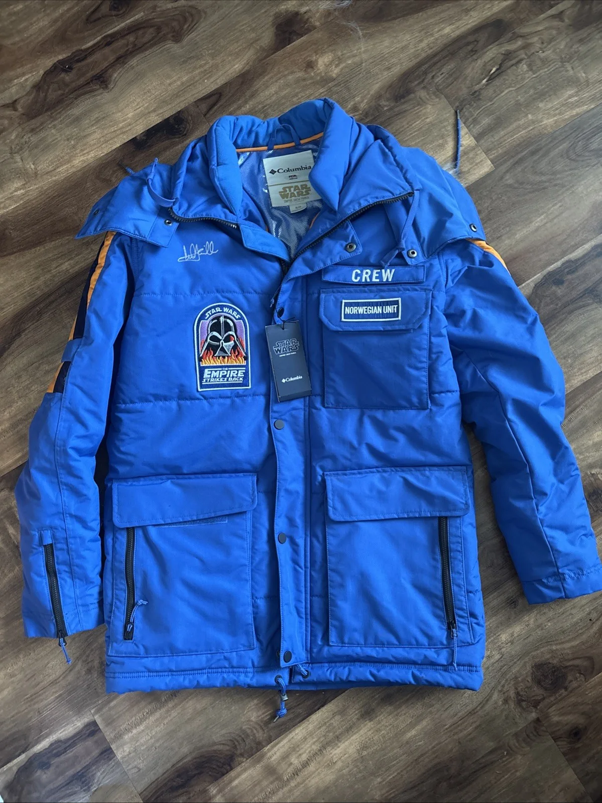 Mark Hamill — Mark Hamill Signed Star Wars Columbia EMPIRE STRIKES BACK CREW PARKA 30 Auto, image 2