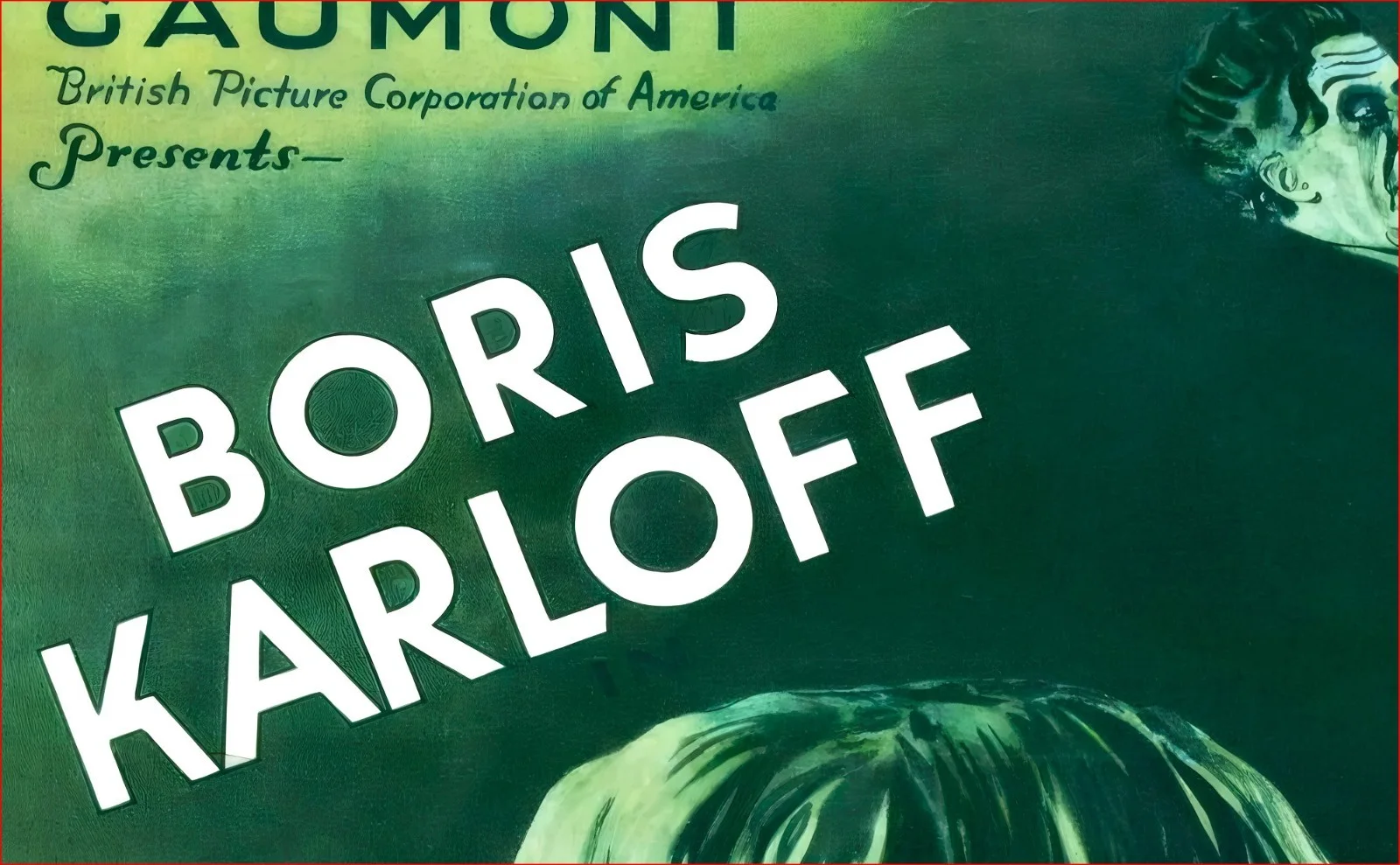 The Ghoul - 1933 Karloff Horror/Mystery Restored 27.2" x 41" US One Sheet Poster, изображение 4