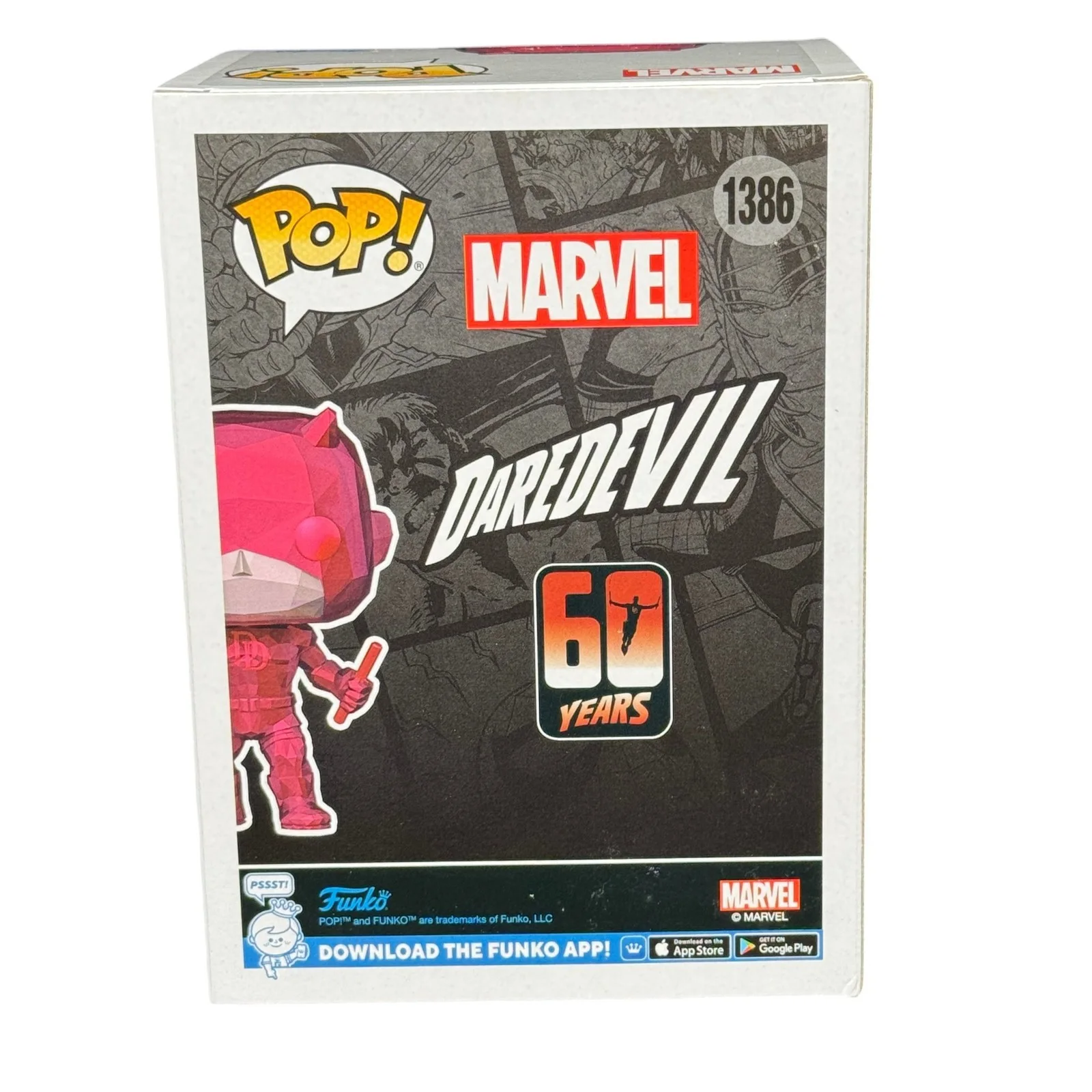 Ben Affleck — Ben Affleck Signed Marvel Daredevil Funko Pop 1386 Beckett Authentic Autograph, image 3