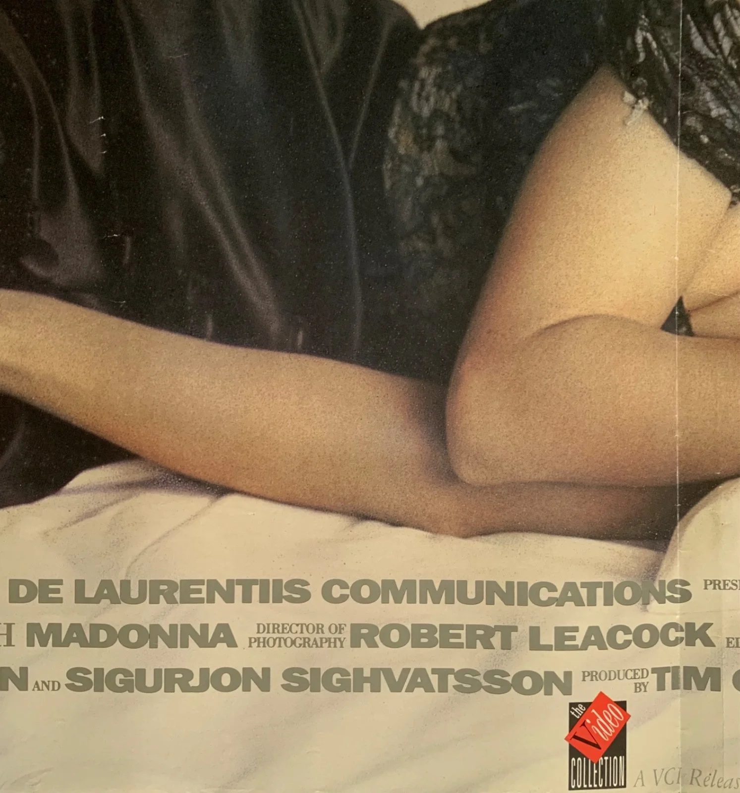 VINTAGE IN BED WITH MADONNA ORIGINAL LARGE FILM POSTER 1991 POP MOVIE UK QUAD, изображение 4