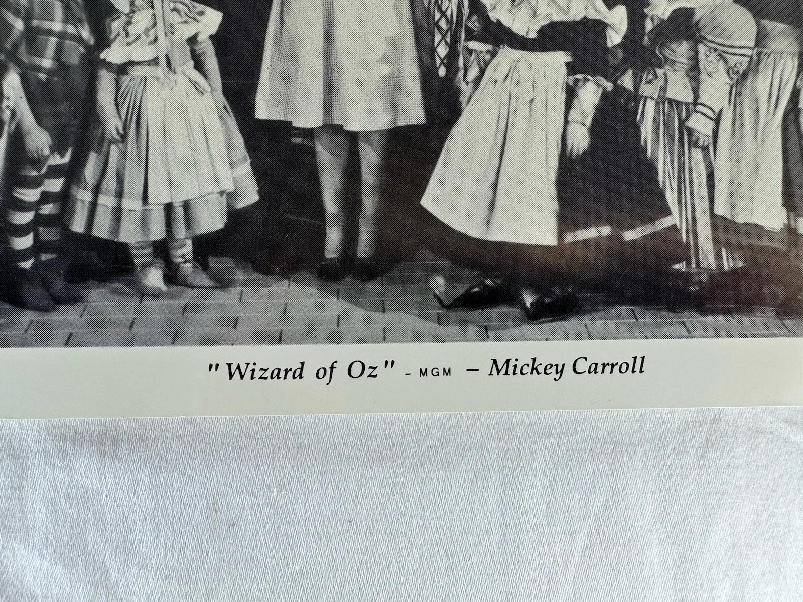 Wizard Of Oz Munchkin Mickey Carroll Autographed 8x10 B/W Photo, изображение 4