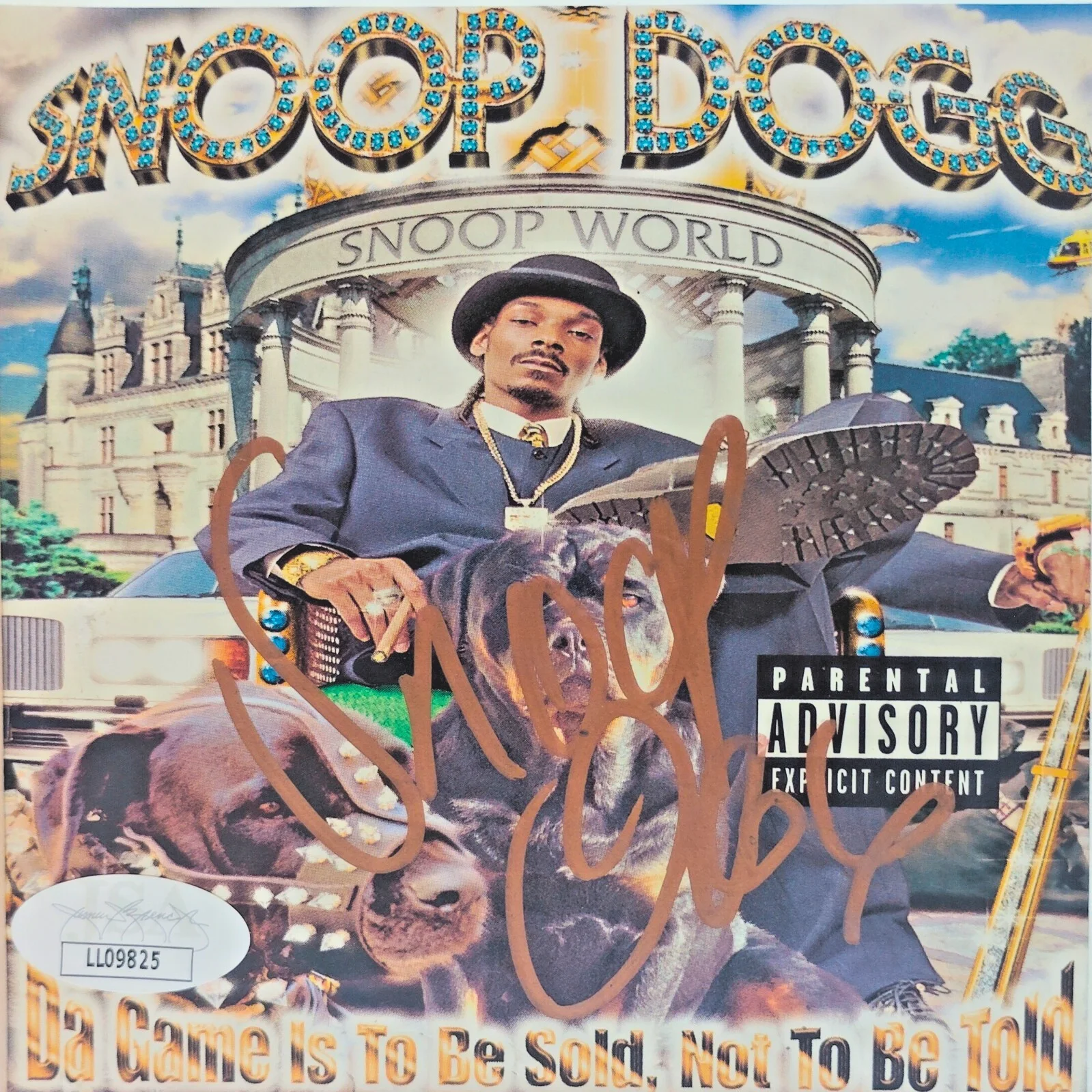 Snoop Dogg — Snoop Dogg Signed Da Game Is To Be Sold Not Told Framed CD JSA COA Hip Hop Auto, изображение 2