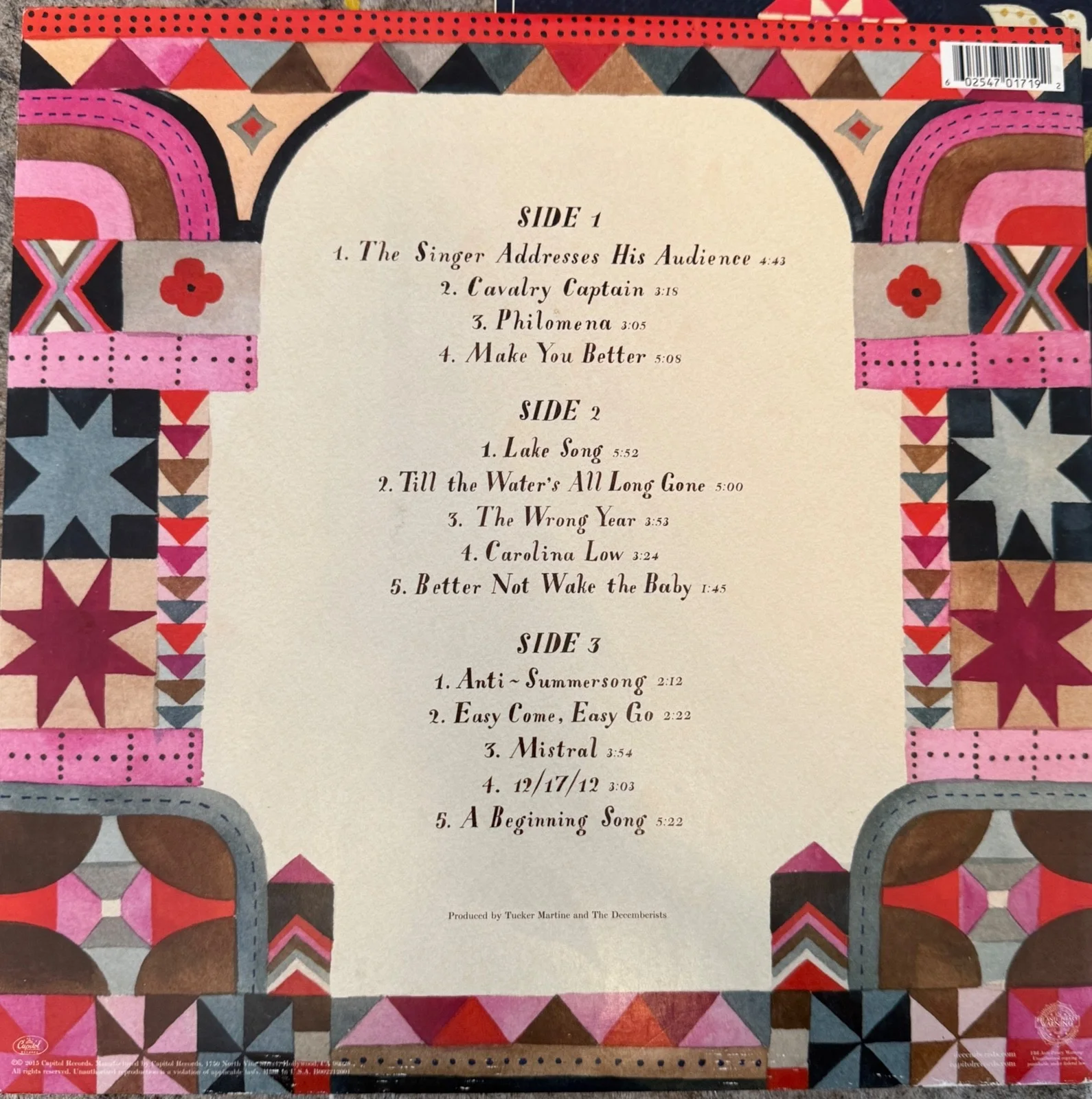 The Decemberists : signed What A Terrible Beautiful World autographed Lp vinyl, изображение 3
