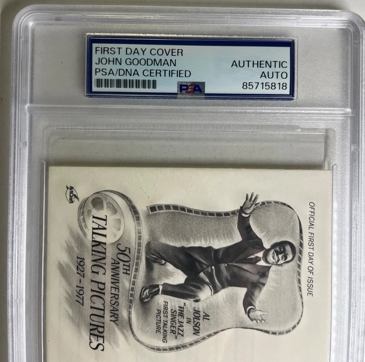 John Goodman — John Goodman First Day Cover Signed Autographed PSA DNA Authenticated Guaranteed, image 2