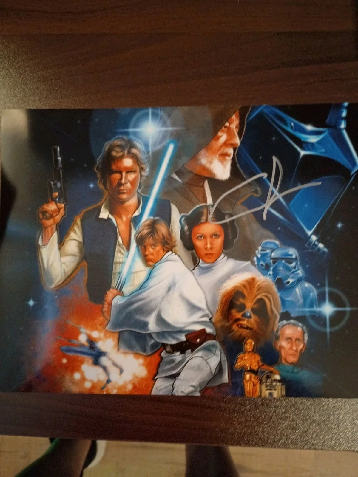 George Lucas — George Lucas Star Wars Signed 8x10 COA W/Matching Numbered Sticker, image 4