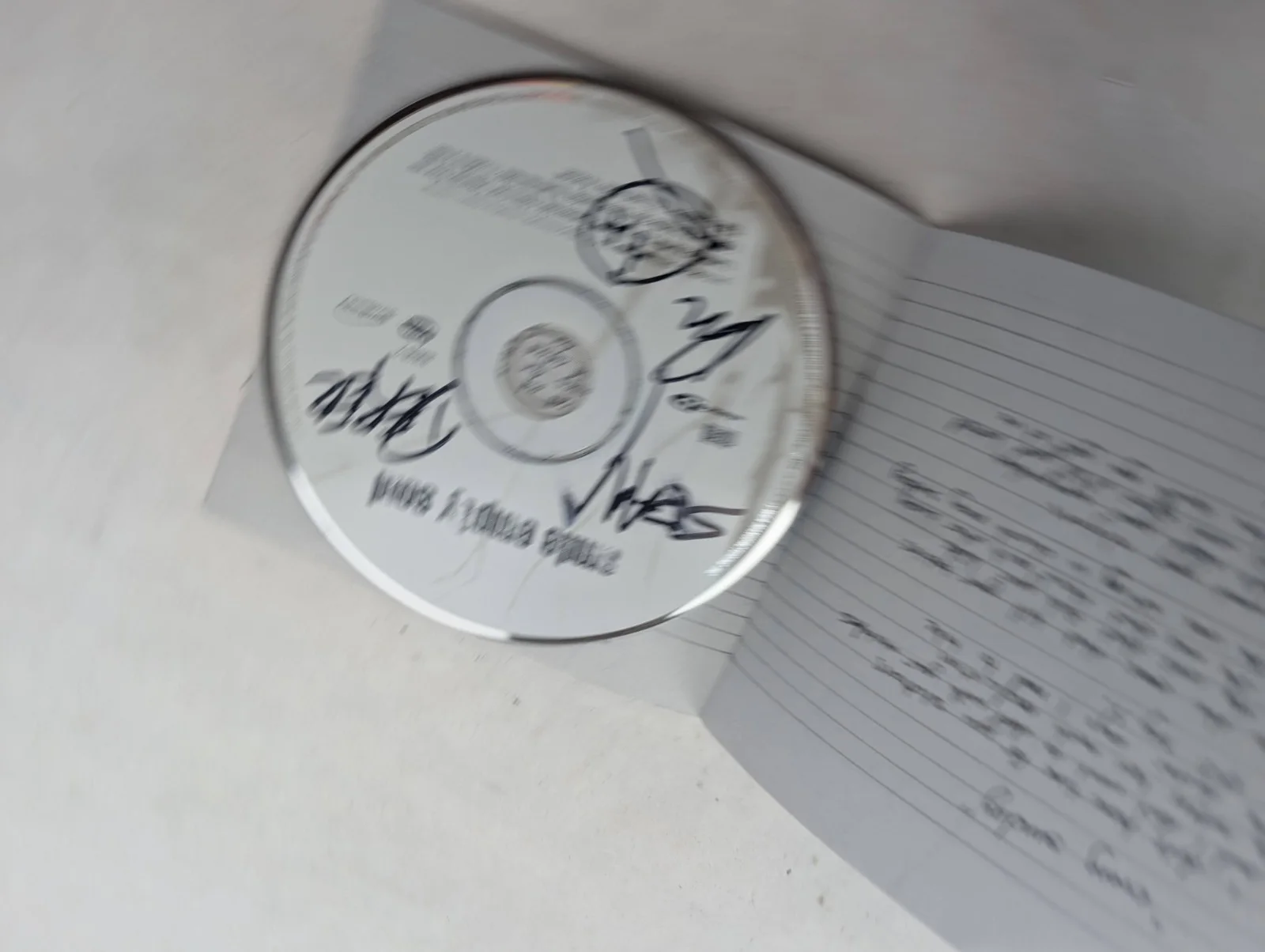 Smile Empty Soul Self-Titled - Signed CD Booklet & CD, image 2