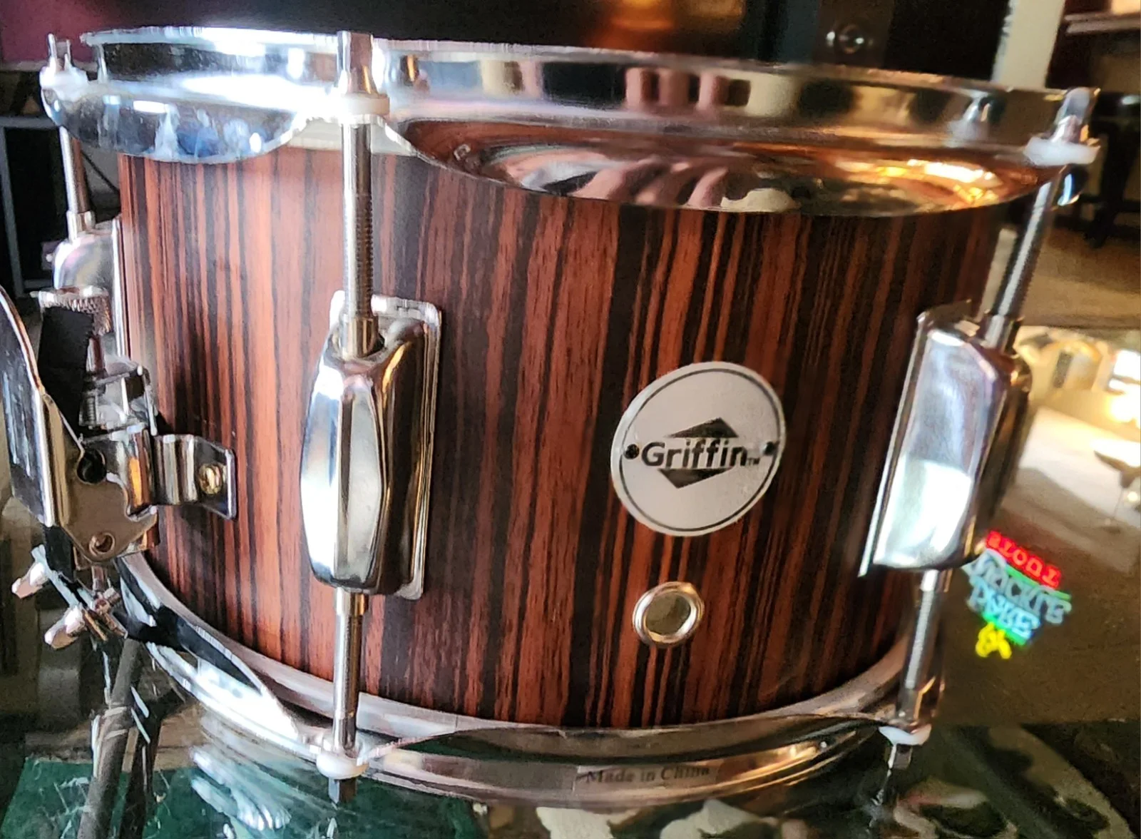 Mark Schulman Autographed Drum P!NK, Billy Idol, Foreigner, Stevie Nicks, Cher,, image 3