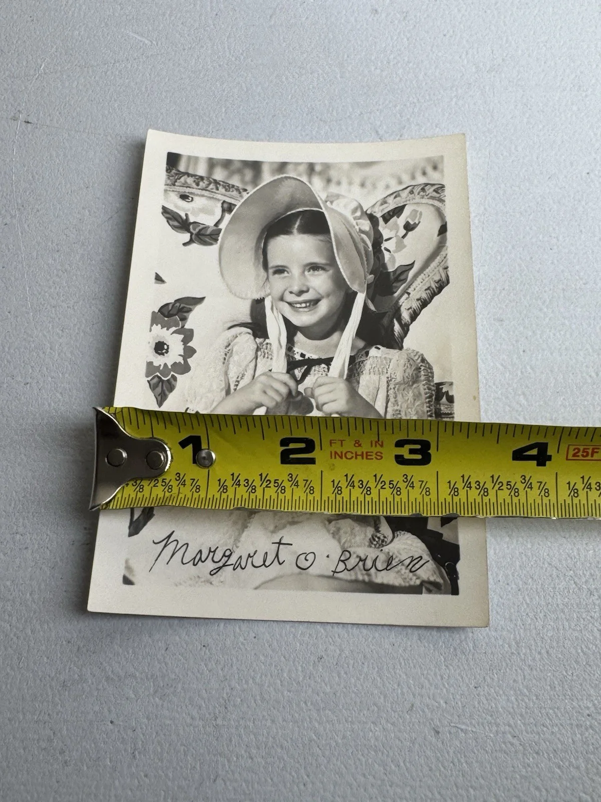 Margaret O'Brien — Vintage 1940 MARGARET O'BRIEN signed photo picture signed child star autograph, изображение 4