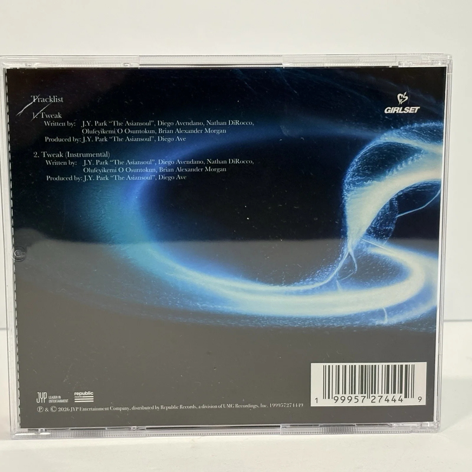 GIRLSET Tweak Single Signed Autographed CD Album Camila In Person Signing VCHA, изображение 3