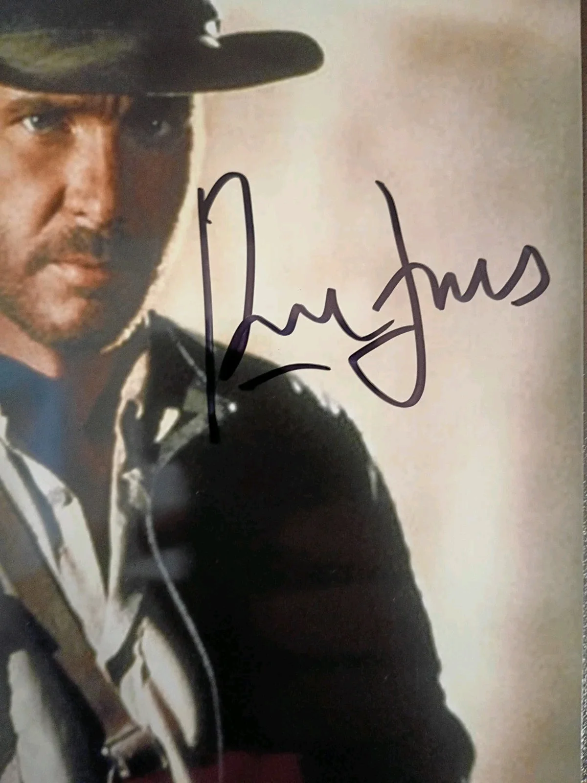 Harrison Ford — Harrison Ford Indiana Jones Signed 8x10 with COA And Matching Sticker, изображение 3