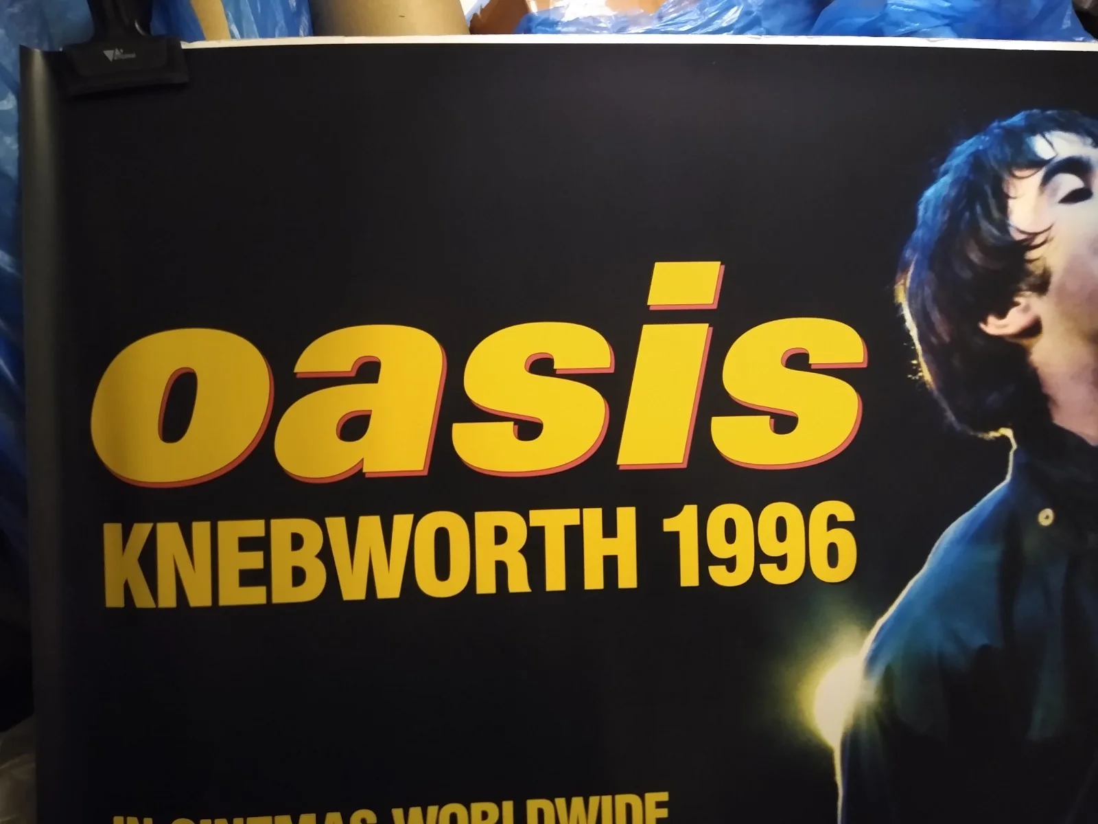 Oasis Live at Knebworth Original Poster Quad Anniversary Cinema Screening, изображение 2