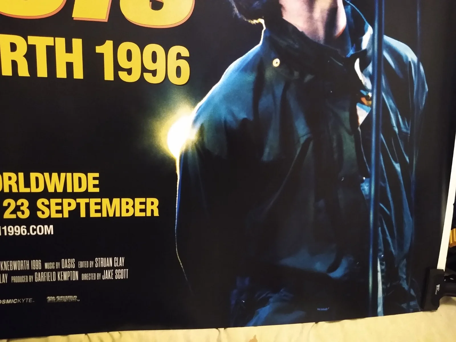 Oasis Live at Knebworth Original Poster Quad Anniversary Cinema Screening, изображение 4