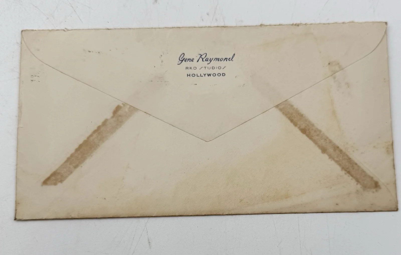 Gene Raymond — Gene Raymond 1937 Signed Letter w/Envelope Sent to My Grandmother., image 4