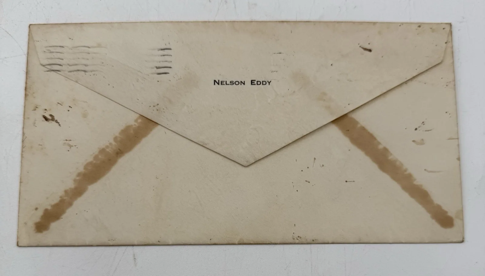 Nelson Eddy 1937 Signed Letter w/Envelope Sent to My Grandmother., изображение 4