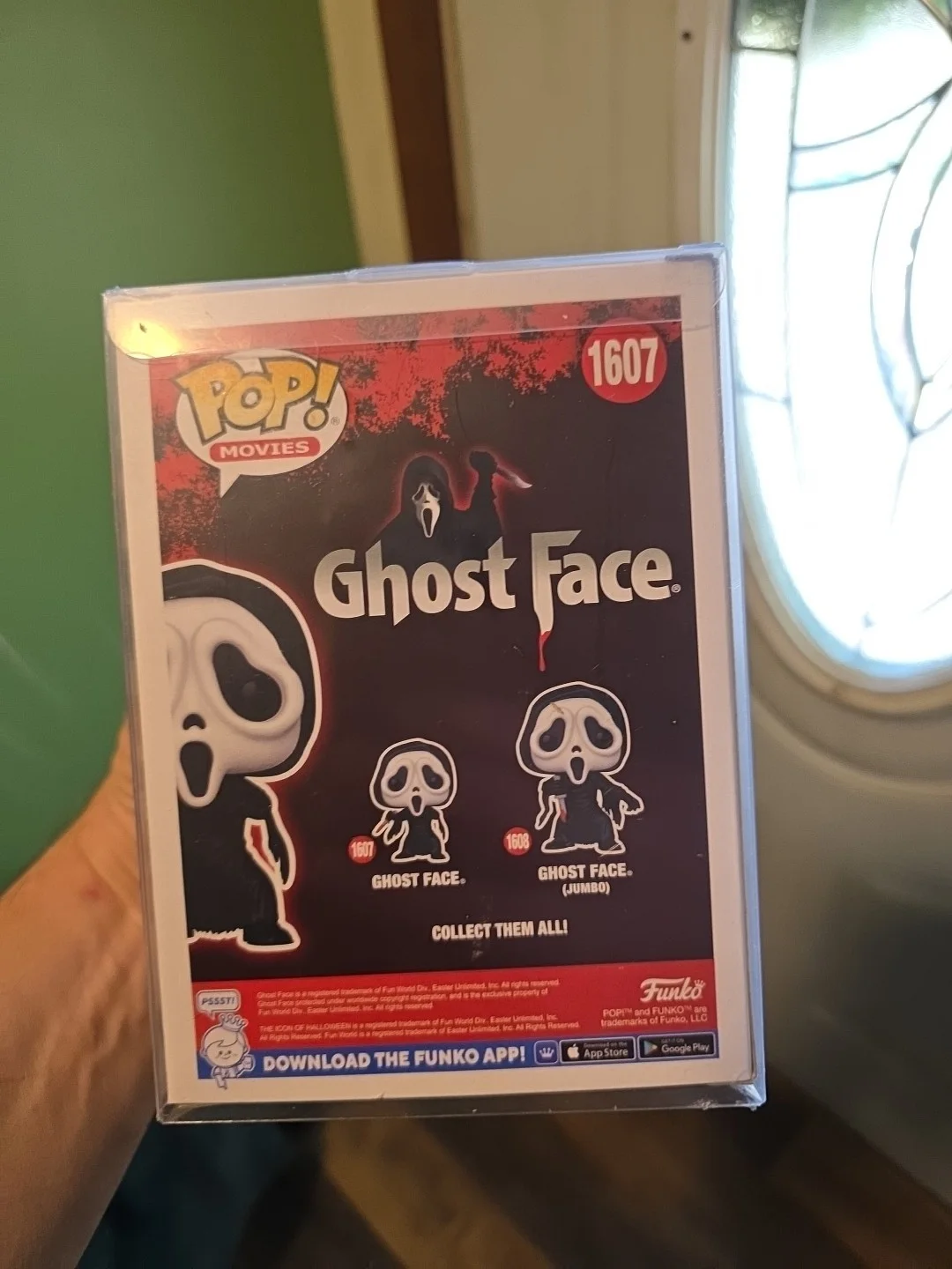 Dave Sheridan — Funko Pop 1607 Ghost Face Signed Dave Sheridan Scary Movie w/OCCM COA In Case, изображение 3