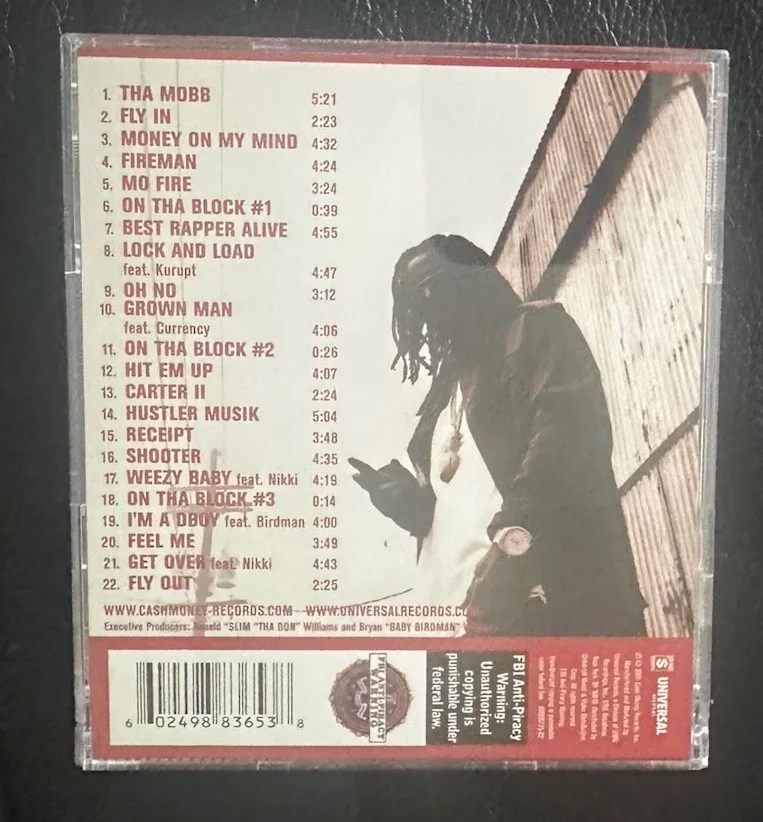 Lil Wayne Signed Tha Carter II CD PSA COA AQ52869, image 4
