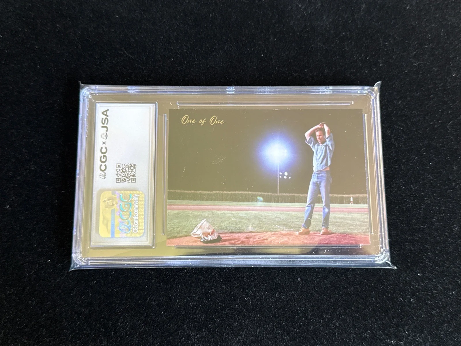 Kevin Costner signed Cut Custom Trading Card JSA CGC Slab Actor Auto C5969, изображение 2