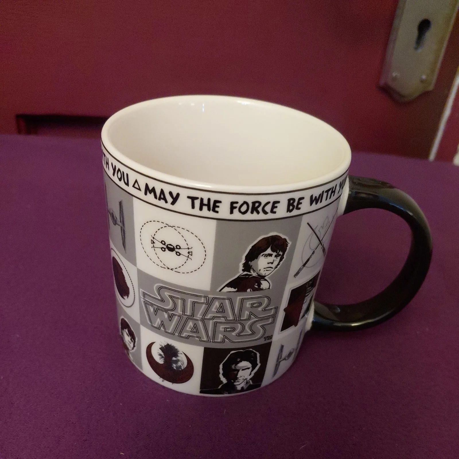 Star Wars Mug Dishwasher Safe Darth Vader R2-D2 Cup - Unused, image 2
