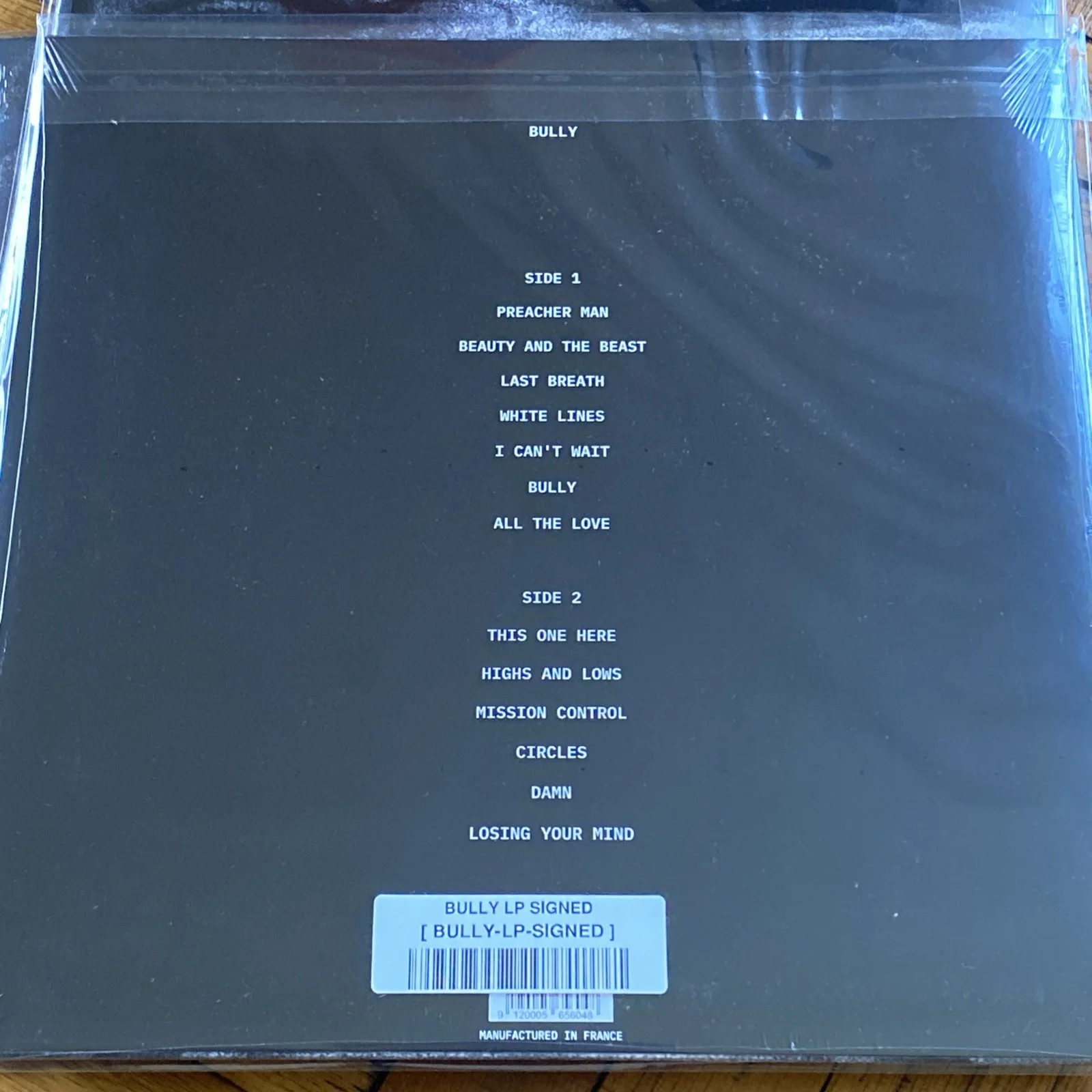 Kanye West Ye BULLY SIGNED Vinyl LP Autographed Cover Clear Limited IN HAND, image 2