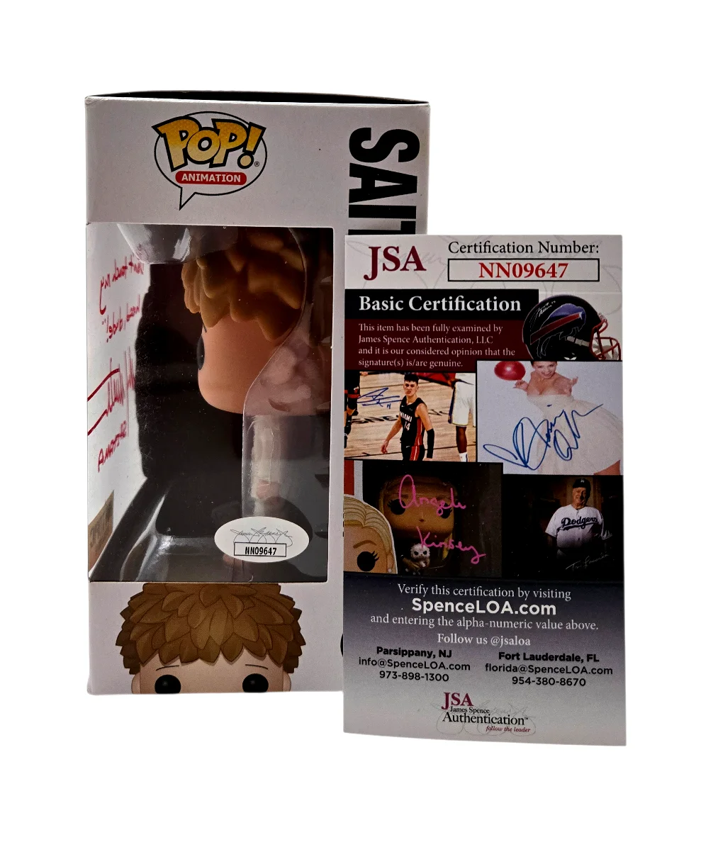 MAX MITTELMAN — Saitama Signed Funko One Punch Man Pop Max Mittelman Anime Autograph JSA COA 647, изображение 2