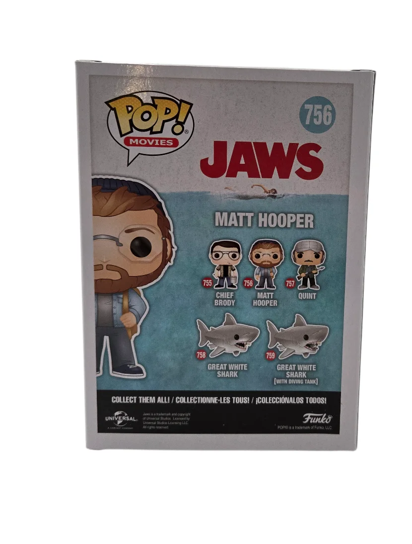 Richard Dreyfuss — Richard Dreyfuss Signed Matt Hooper Funko Jaws Pop #756 Autograph JSA COA 097, изображение 3