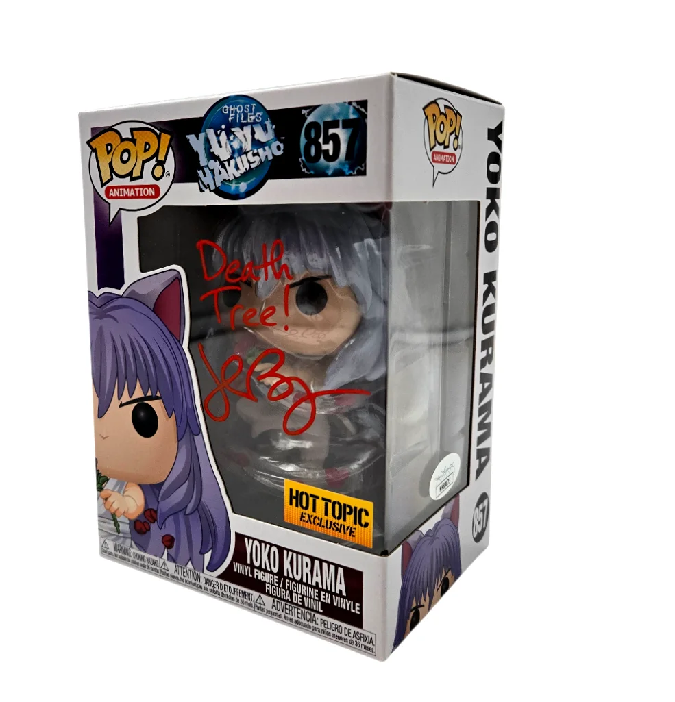 John Burgmeier — John Burgmeier Signed Yoko Kurama Funko Pop YuYu Hakusho Autograph JSA COA 75