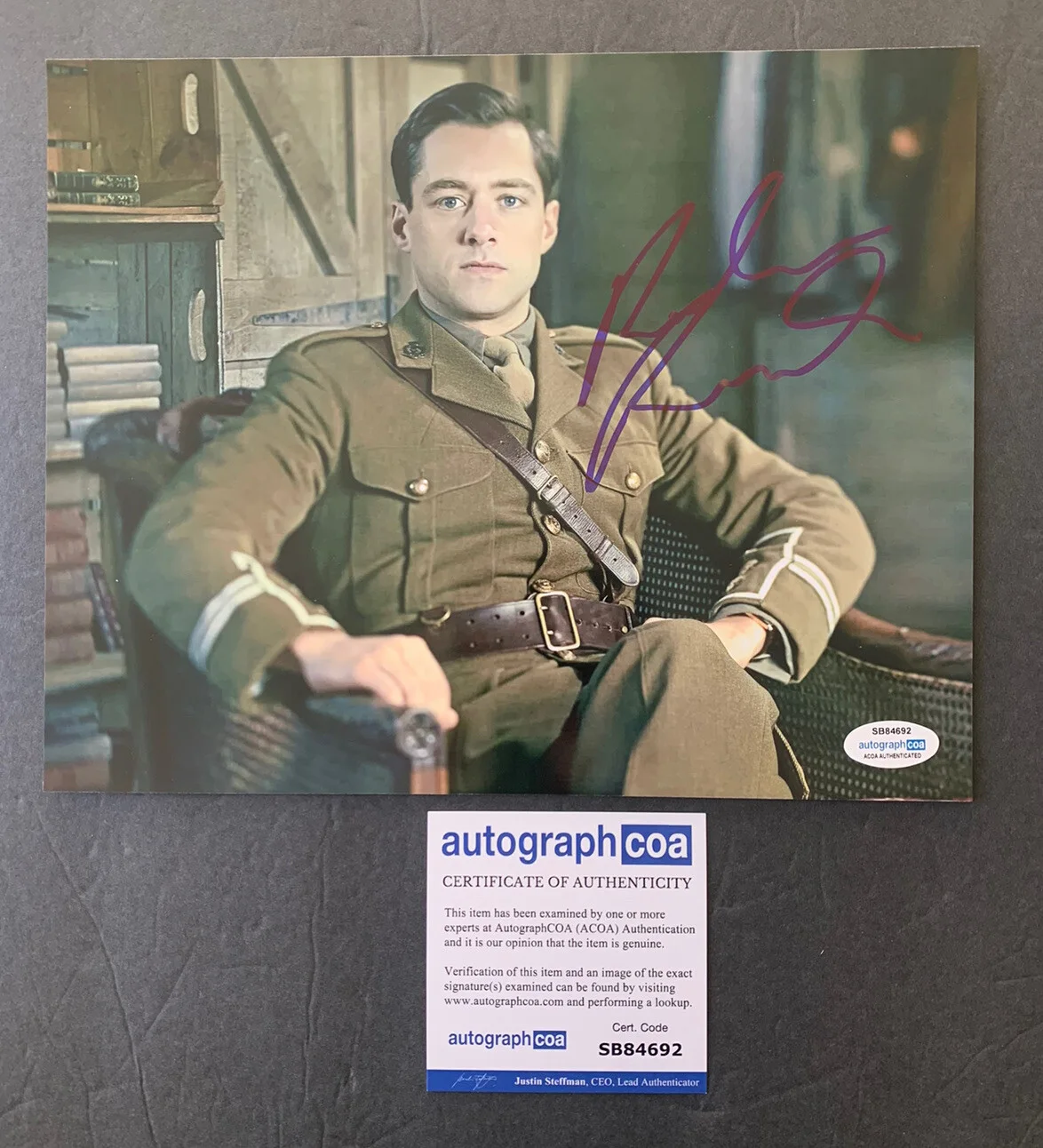 Richard Rankin — Richard Rankin Signed Autographed 8X10 Photo ACOA The Crimson Field