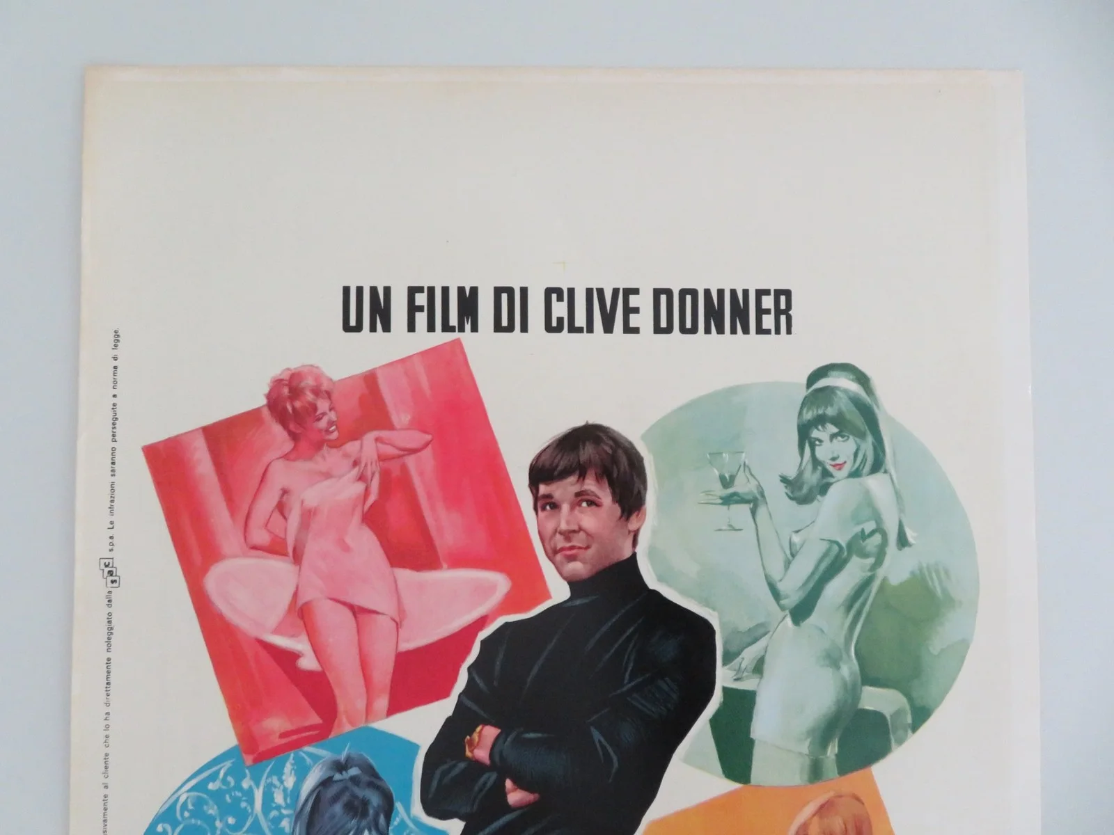 Here We Go Round the Mulberry Bush Italian Locandina Poster Barry Evans 1968, изображение 2