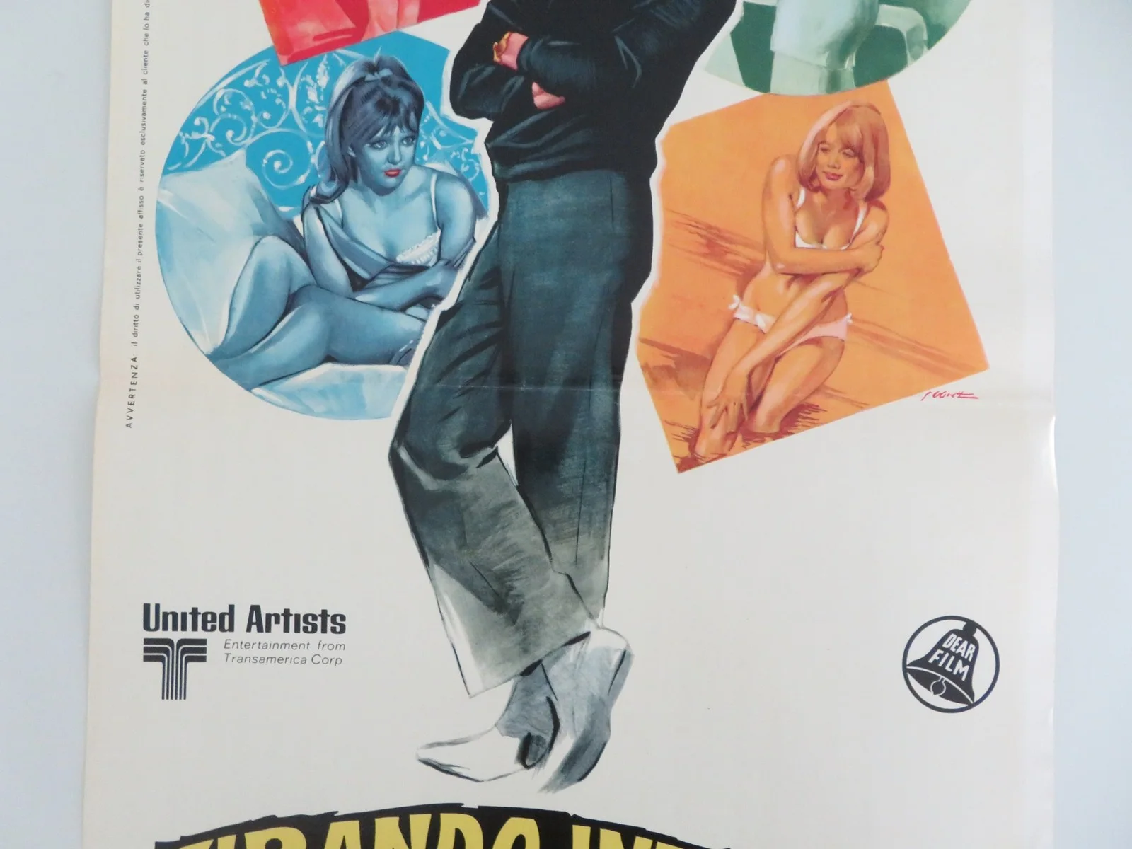 Here We Go Round the Mulberry Bush Italian Locandina Poster Barry Evans 1968, изображение 3